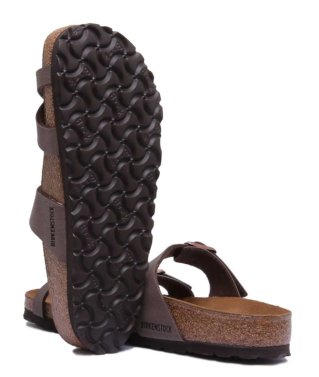 Birkenstock Mayari Sandalia de tiras Birko Flor charol de mujer en púrpura